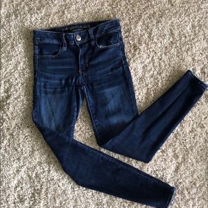 American eagle skinny jeans size 00